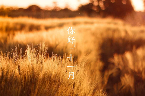 2018十月再见十一月你好说说 十一月你好的心情说说